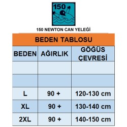 GDR-003 150 Newton Fermuarlı Can Yeleği 